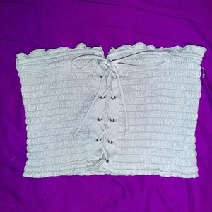 Medium, green, Aeropstale, laced tube top